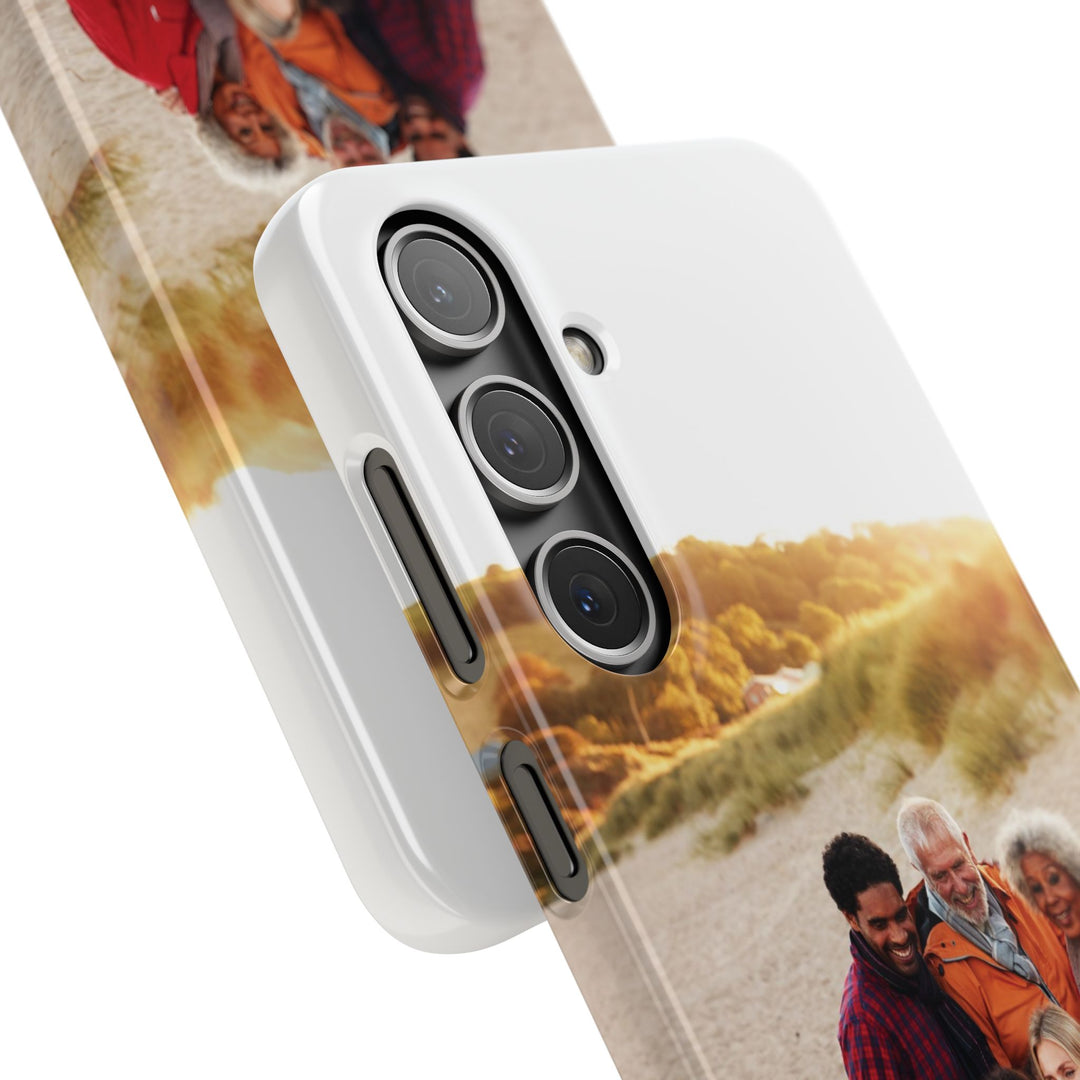 Snap Custom Personalized Family/Pet Cute Phone Cases for Samsung Galaxy S24, S23, S22, S21, S20, Plus, Ultra, Iphone 16, 15, 14, Pro and Max - Studio40ParkLane