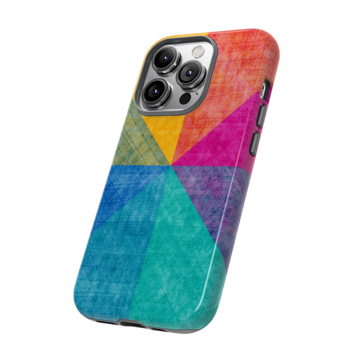 Impact Resistant, Colored Shapes, Cute Phone Cases for Samsung S24, S23, S22, S21, IPhone 15 pro Iphone 14 pro Iphone 13 IPhone 12 Iphone 11 - Studio40ParkLane