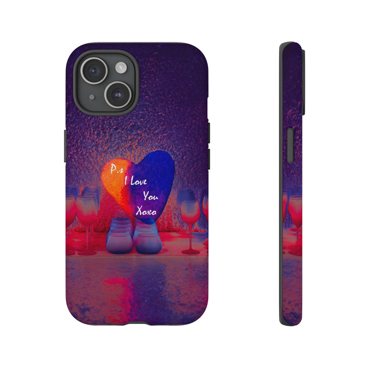 Cute Samsung Case | Cool Iphone Case | PS I love You - Heart, Samsung S24, S23, S22, S21, IPhone 15 Case | Iphone 14 Case, Iphone 13 Case - Studio40ParkLane