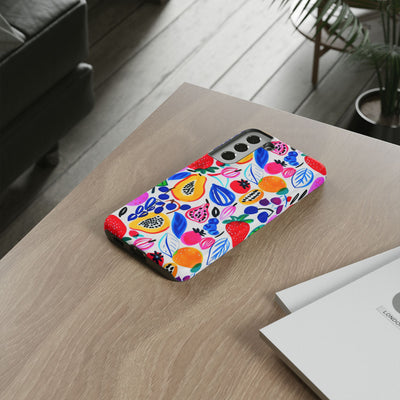 Cute Samsung Phone Case | Aesthetic Samsung Phone Case | Galaxy S23, S22, S21, S20 | Summer Fruit Cocktail, Protective Phone Case