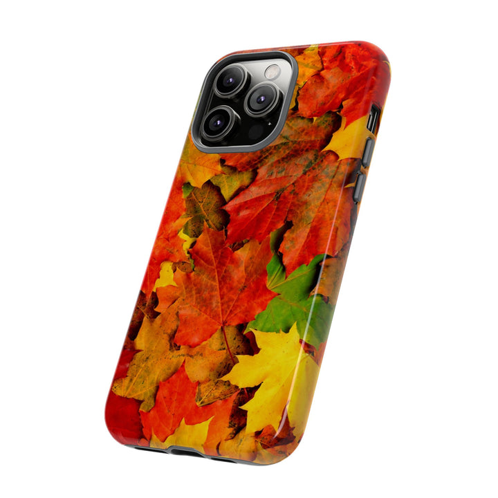Fall Leaves Impact Resistant, Cute Phone Cases for Samsung S24, S23, S22, S21, IPhone 15 pro Iphone 14 pro Iphone 13 IPhone 12 Iphone 11 - Studio40ParkLane