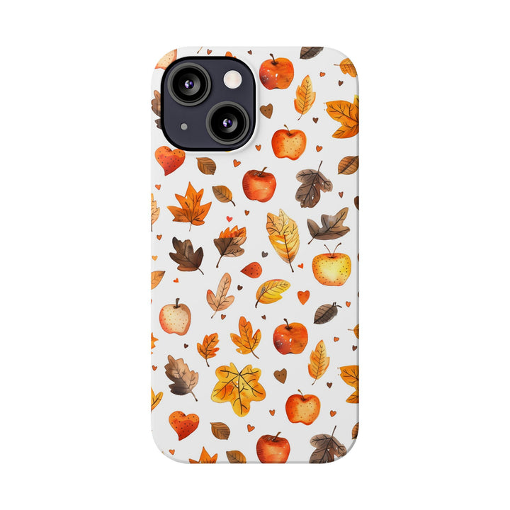 Slim Fall Autumn Leaves Gift for Her Cute Phone Cases for Iphone 16 | iPhone 15 Case | iPhone 15 Pro Max Case, Iphone 14, Iphone 14 Pro Max, Iphone 13, Slim - Studio40ParkLane