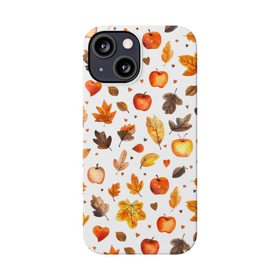 Slim Fall Autumn Leaves Gift for Her Cute Phone Cases for Iphone 16 | iPhone 15 Case | iPhone 15 Pro Max Case, Iphone 14, Iphone 14 Pro Max, Iphone 13, Slim