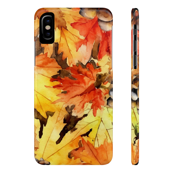 Slim Fall Leaves Slim Cute Phone Cases for Iphone | iPhone 15 Case | iPhone 15 Pro Max Case, Iphone 14, Iphone 14 Pro Max, Iphone 13 - Studio40ParkLane