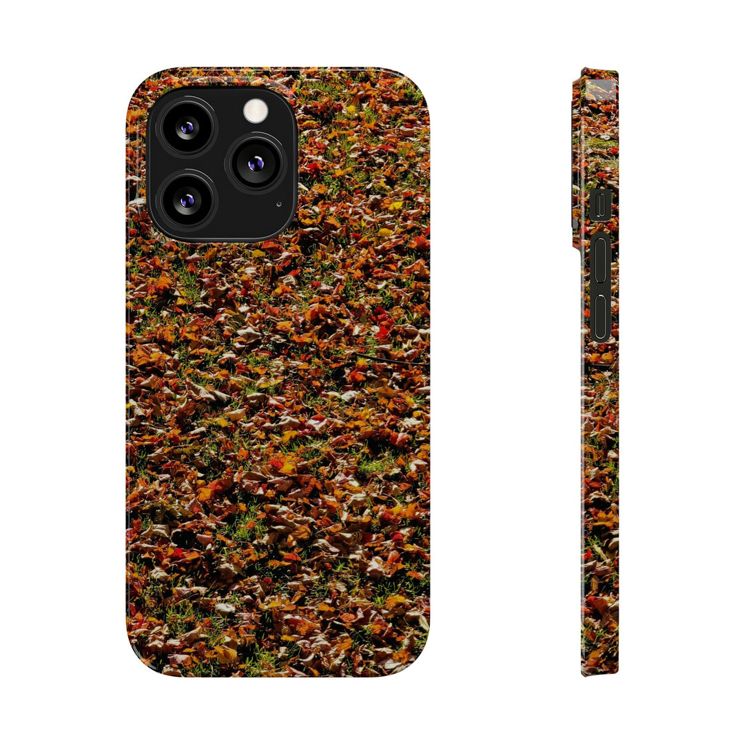 Slim Cute Phone Cases for Iphone - | iPhone 15 Case | iPhone 15 Pro Max Case, Iphone 14 Case, Iphone 14 Pro Max, Iphone 13, New England Fall Leaves - Studio40ParkLane