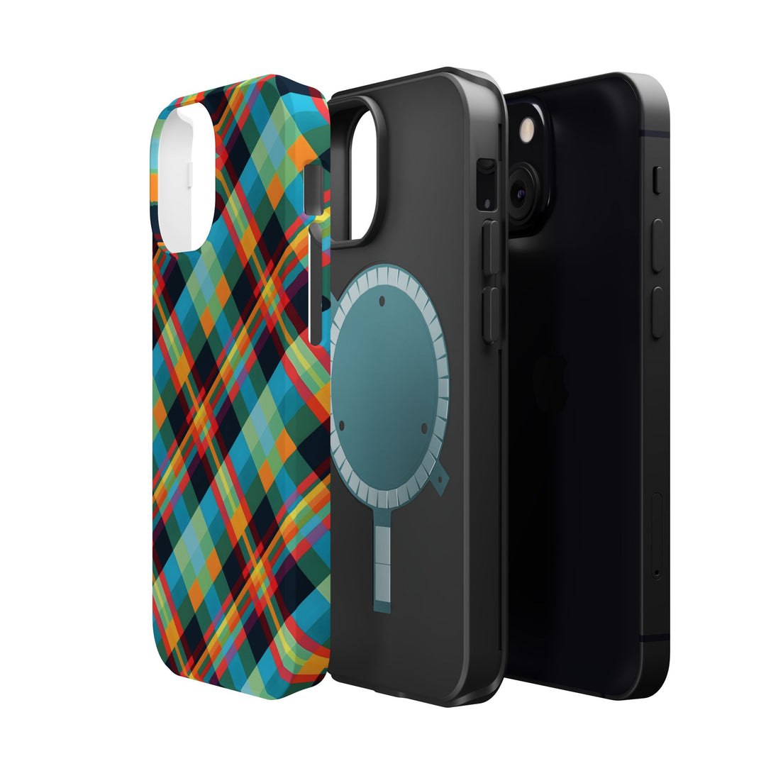 Checkered Plaid Magsafe Gift for Her Cute Phone Case for Iphone, | iPhone 16 | iPhone 15 Pro Max, Iphone 14 Pro Max, 13 12 11 10 9 8 7 - Studio40ParkLane
