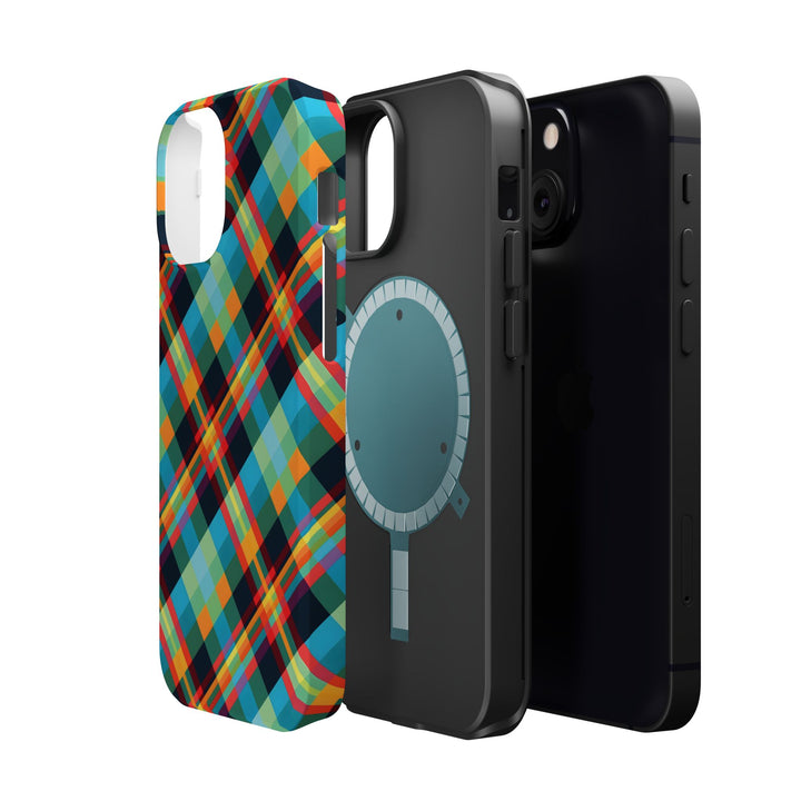 Checkered Plaid Magsafe Gift for Her Cute Phone Case for Iphone, | iPhone 16 | iPhone 15 Pro Max, Iphone 14 Pro Max, 13 12 11 10 9 8 7 - Studio40ParkLane