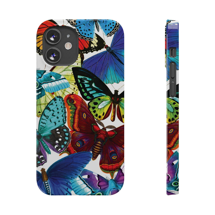 Slim Bright Butterflies Gift for Her Cute Phone Cases for Iphone 16 Pro Max | iPhone 15 Case | iPhone 15 Pro Max Case, Iphone 14, Iphone 14 Pro Max, Iphone 13 12 11 8 7 - Studio40ParkLane
