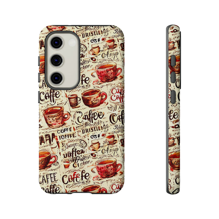Cute Samsung Phone Case | Aesthetic Samsung Phone Case | Galaxy S23, S22, S21, S20 | Paris Coffee Cup, Protective Phone Case - Studio40ParkLane