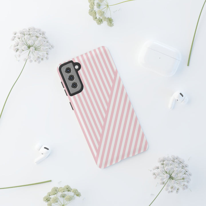 Custom Personalized Tough Phone Case - Aesthetic Stripes - For iPhone 17 Pro Max iPhone 16 Pro iPhone 15 Iphone 14 Iphone 13 Plus 13 12 11 - Studio40ParkLane