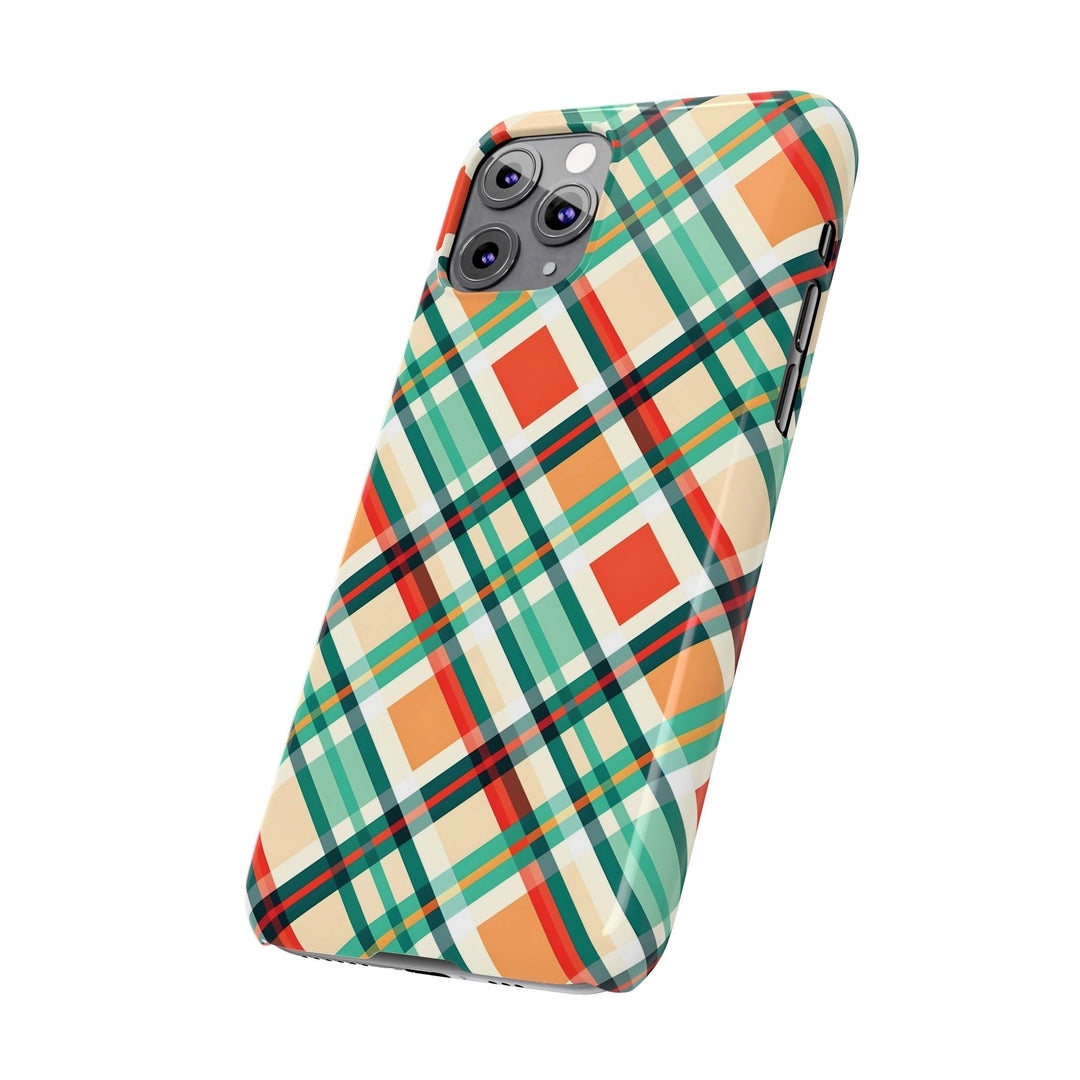 Slim Checkered Plaid Gift for Her Cute Phone Cases for Iphone 16 Pro Max | iPhone 15 Case | iPhone 15 Pro Max Case, Iphone 14, 13, 12, 11, 10, 8, 7 - Studio40ParkLane