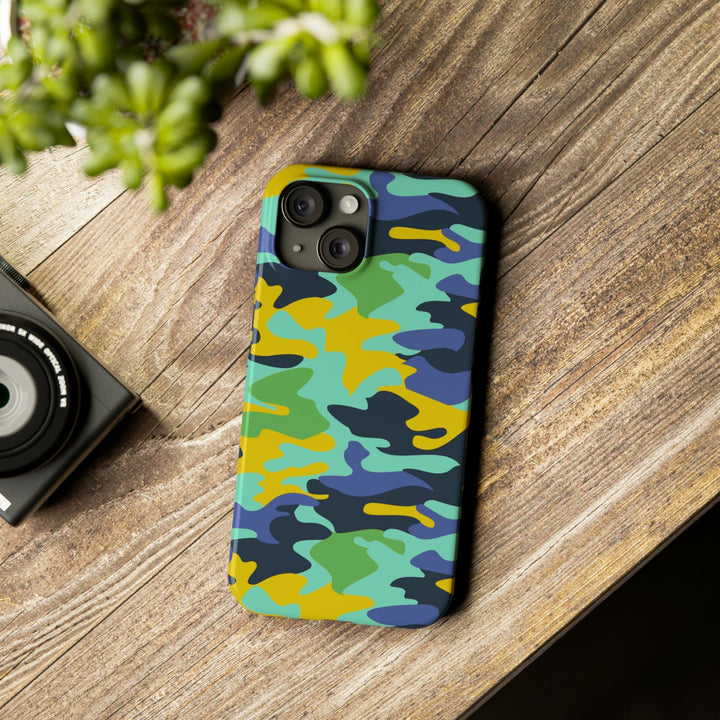 Slim Cute Phone Cases for Iphone - | iPhone 15 Case | iPhone 15 Pro Max Case, Iphone 14 Case, Iphone 14 Pro Max, Iphone 13, Late Spring Camouflage - Studio40ParkLane