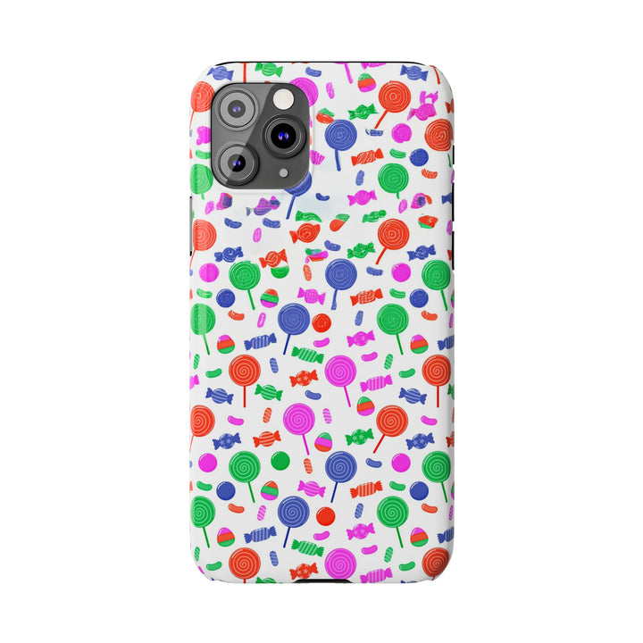 Slim Cute Phone Cases for Iphone - | iPhone 15 Case | iPhone 15 Pro Max Case, Iphone 14 Case, Iphone 14 Pro Max, Iphone 13, Summer Lollipops Red - Studio40ParkLane
