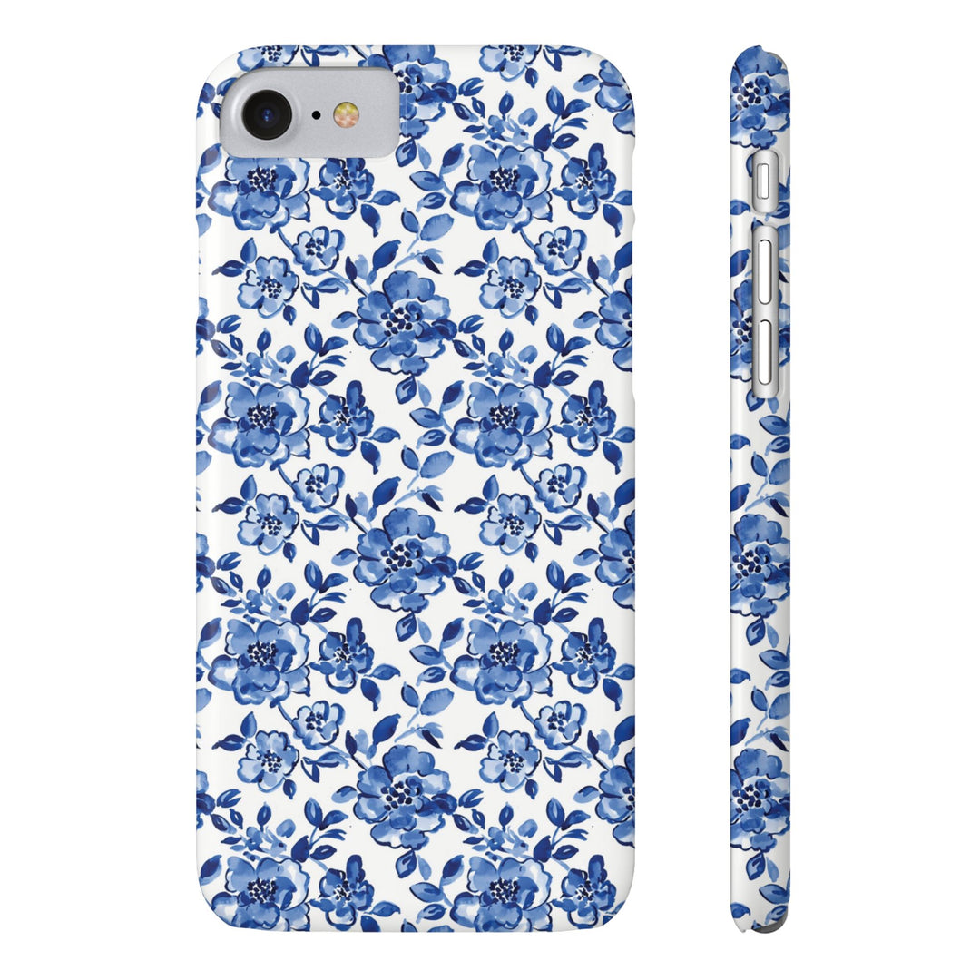Slim Blue Chinoiserie Gift for Her Cute Phone Cases for Iphone 16 Pro Max | iPhone 15 Case | iPhone 15 Pro Max Case, Iphone 14, Iphone 14 Pro Max, Iphone 13 12 11 8 7 - Studio40ParkLane