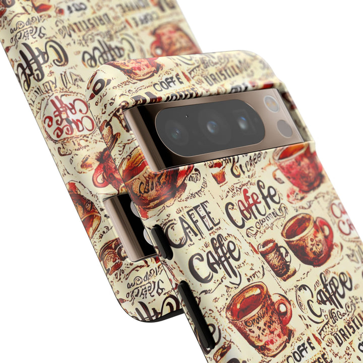 Impact Resistant, Paris Bistro Cafe, Cute Phone Cases for Samsung S24, S23, S22, S21, IPhone 15 pro Iphone 14 pro Iphone 13 IPhone 12 Iphone 11 - Studio40ParkLane