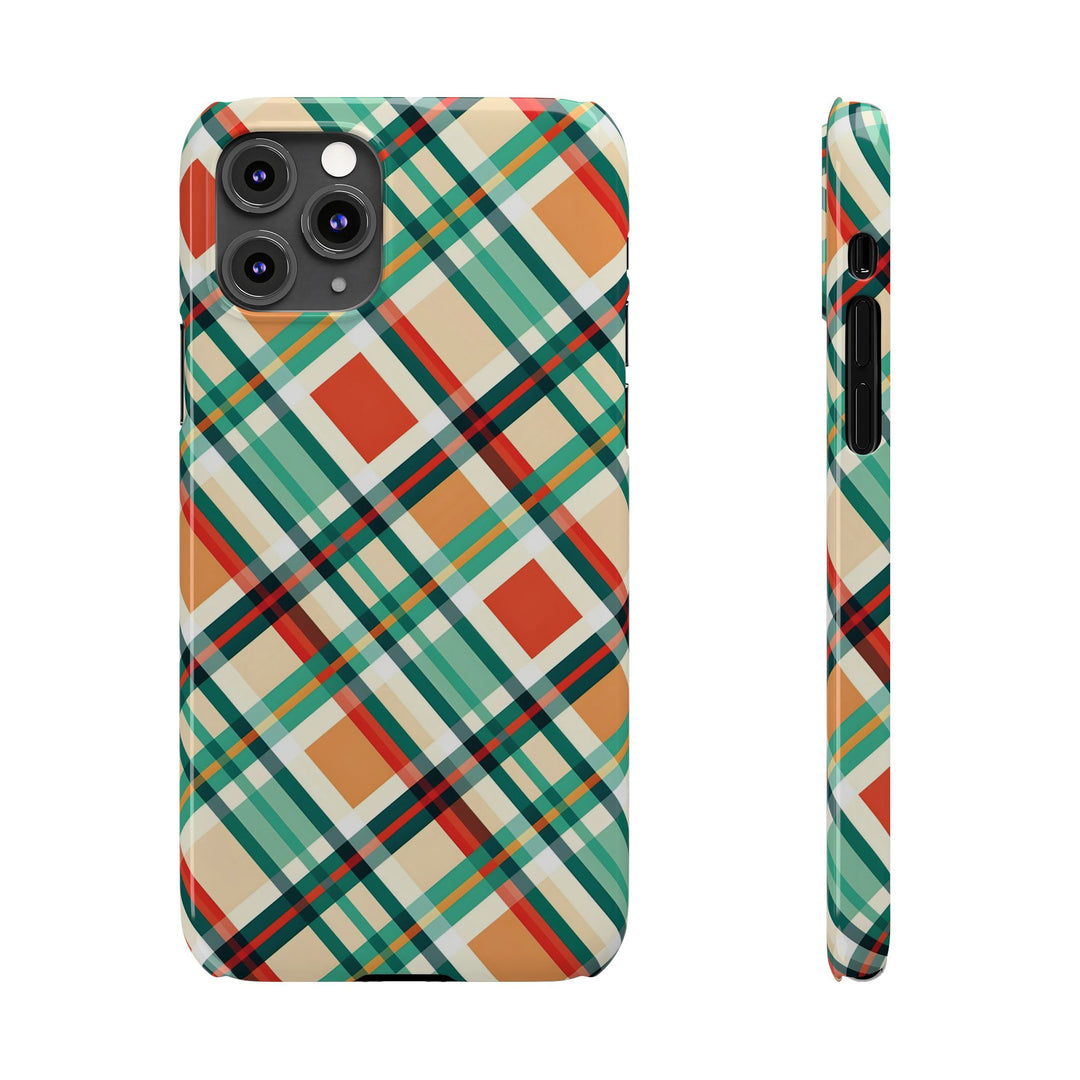 Slim Checkered Plaid Gift for Her Cute Phone Cases for Iphone 16 Pro Max | iPhone 15 Case | iPhone 15 Pro Max Case, Iphone 14, 13, 12, 11, 10, 8, 7 - Studio40ParkLane