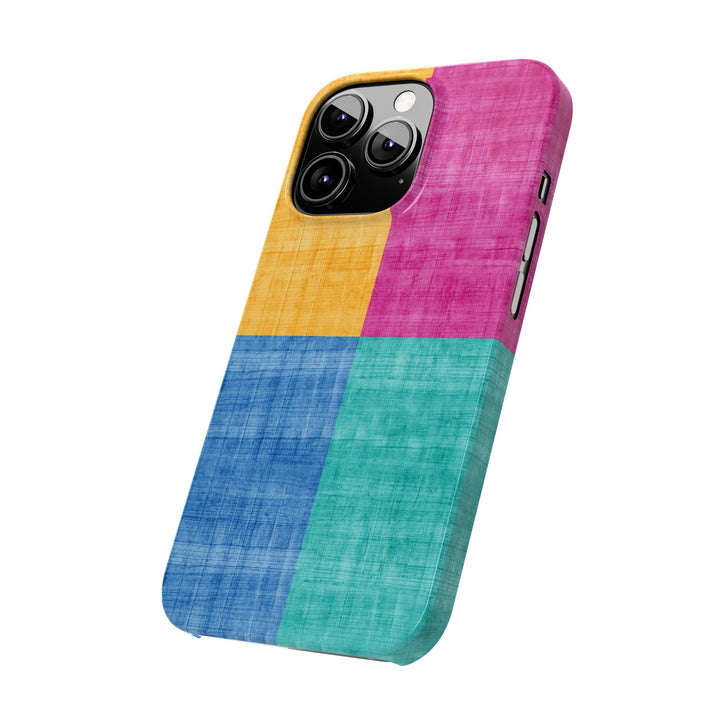 Slim Cute Phone Cases for Iphone | iPhone 15 Case | iPhone 15 Pro Max Case, Iphone 14, Iphone 14 Pro Max, Iphone 13, Abstract Color Blocks - Studio40ParkLane