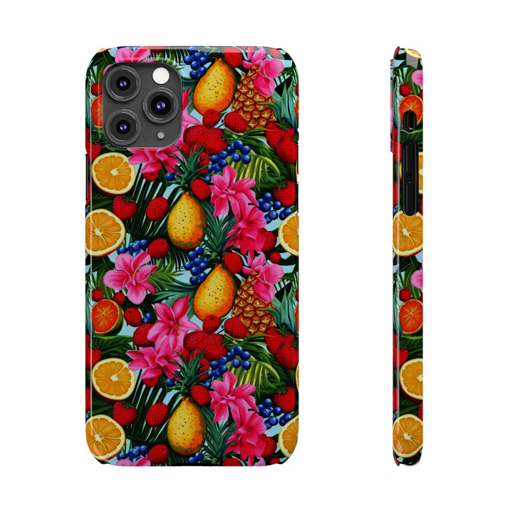 Slim Cute Phone Cases for Iphone - | iPhone 15 Case | iPhone 15 Pro Max Case, Iphone 14 Case, Iphone 14 Pro Max, Iphone 13, Summer Mixed Fruit - Studio40ParkLane