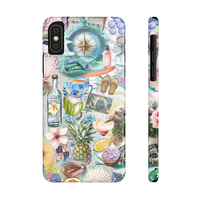 Slim Travel Coquette Collage Slim Cute Phone Cases for Iphone  | iPhone 15 Case | iPhone 15 Pro Max Case, Iphone 14, Iphone 14 Pro Max, Iphone 13