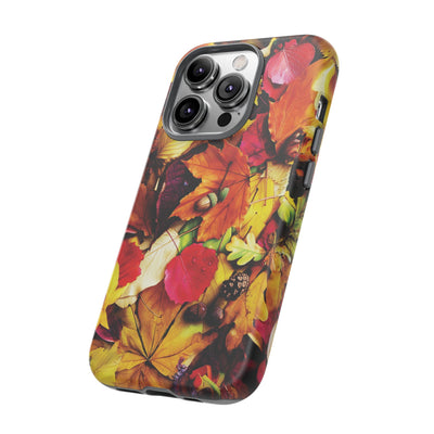 Aesthetic Tough Fall Leaves Foliage Premium Phone Case - For iPhone 17 Pro Max iPhone 16 Pro iPhone 15 Iphone 14 Plus 13 Pro 12 11 10 XR - Studio40ParkLane