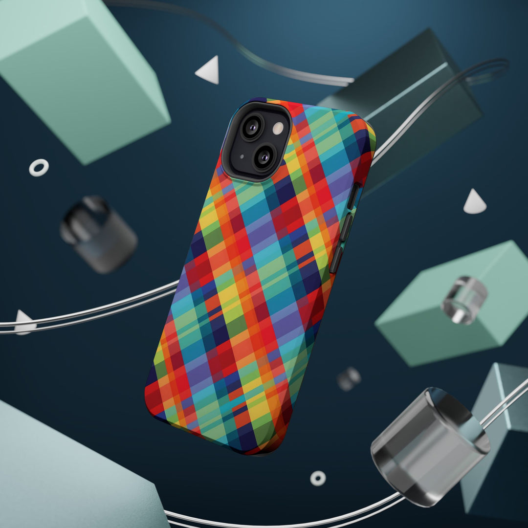 Checkered Plaid Magsafe Gift for Her Cute Phone Case for Iphone, | iPhone 16 | iPhone 15 Pro Max, Iphone 14 Pro Max, 13 12 11 10 9 8 7 - Studio40ParkLane