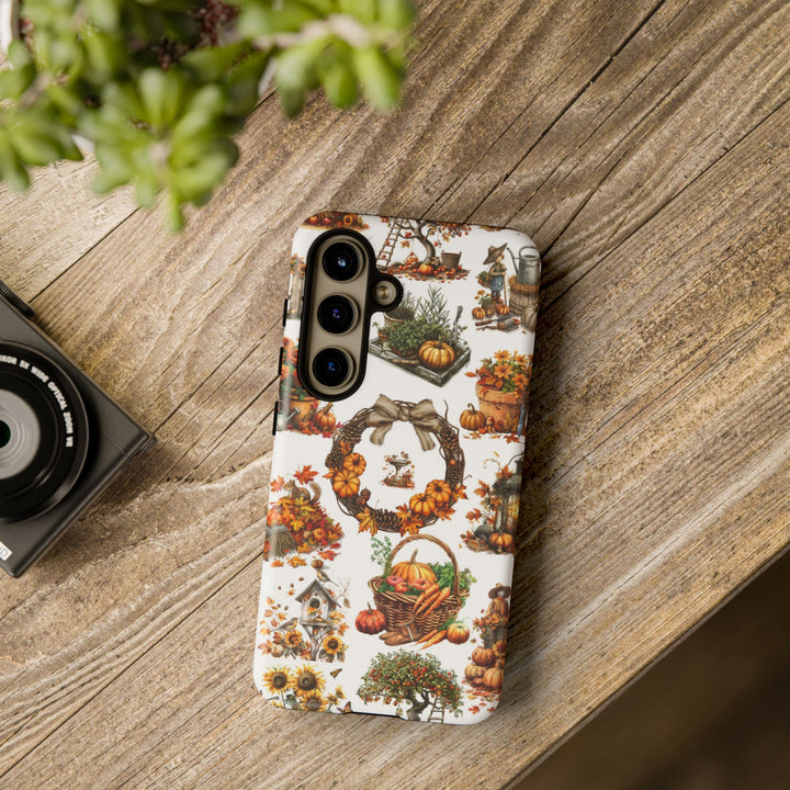 Impact Resistant, Fall Leaves Collage, Cute Phone Cases for Samsung S24, S23, S22, S21, IPhone 15 pro Iphone 14 pro Iphone 13 IPhone 12 Iphone 11 - Studio40ParkLane