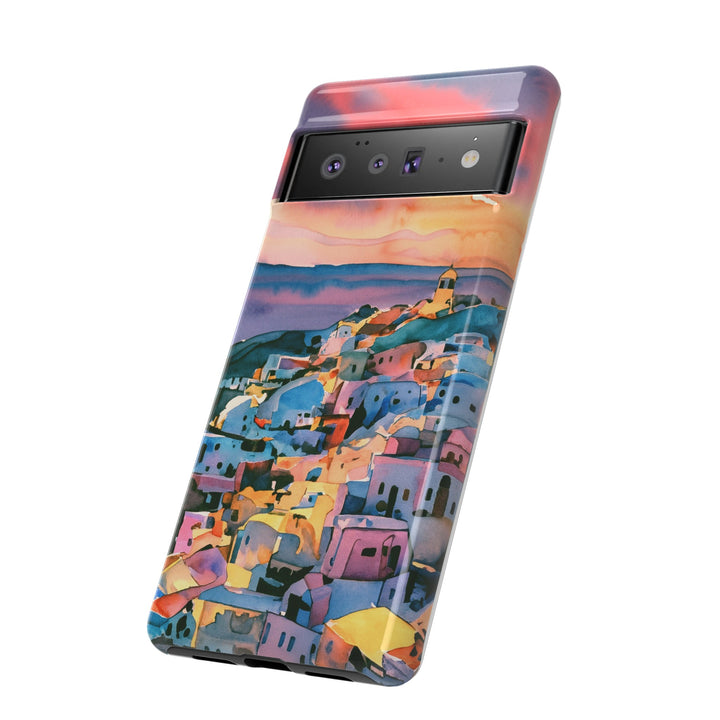 Impact Resistant, Greek Sunset, Cute Phone Cases for Samsung S24, S23, S22, S21, IPhone 15 pro Iphone 14 pro Iphone 13 IPhone 12 Iphone 11 - Studio40ParkLane