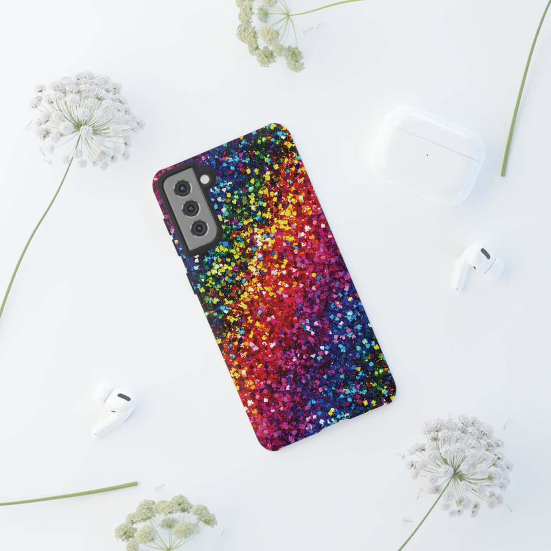 Premium Tough Muted Non - Glitter Color Composition Cute Phone Case, for IPhone 16 pro Max | Iphone 15, Iphone 14, 13, Samsung Galaxy S25, S24 - Studio40ParkLane