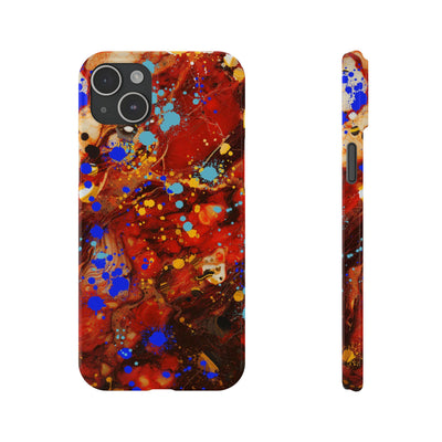 Slim Cute Phone Cases for Iphone - | iPhone 15 Case | iPhone 15 Pro Max Case, Iphone 14 Case, Iphone 14 Pro Max, Iphone 13, Fall Marble Paint Splash