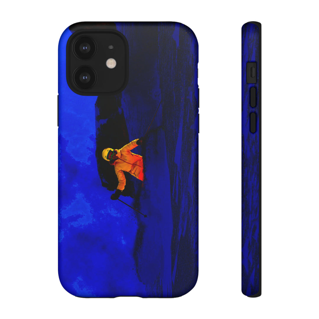 Cute IPhone Case | iPhone 15 Case | iPhone 15 Pro Max Case, Iphone 14 Case, Iphone 14 Pro Max Case IPhone Case for Art Lovers, Skier Mountain Night - Studio40ParkLane