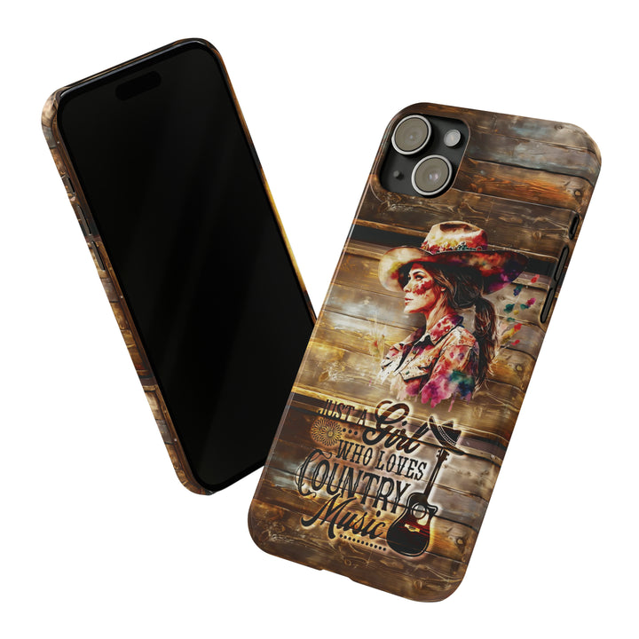 Slim Cute Phone Cases for Iphone - | iPhone 15 Case | iPhone 15 Pro Max Case, Iphone 14 Case, Iphone 14 Pro Max, Iphone 13, Country Music Girl - Studio40ParkLane
