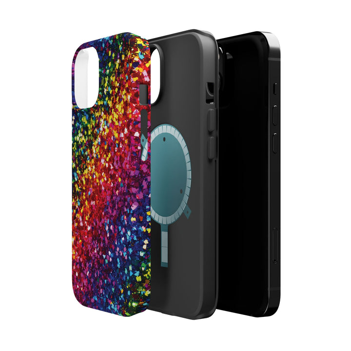 Non Glitter Color Composition Magsafe Cute Phone Case for Iphone Gift for Her, | iPhone 15 Case | iPhone 15 Pro Max Case, Iphone 14, Iphone 14 Pro Max, Iphone 13, Iphone 16 - Studio40ParkLane