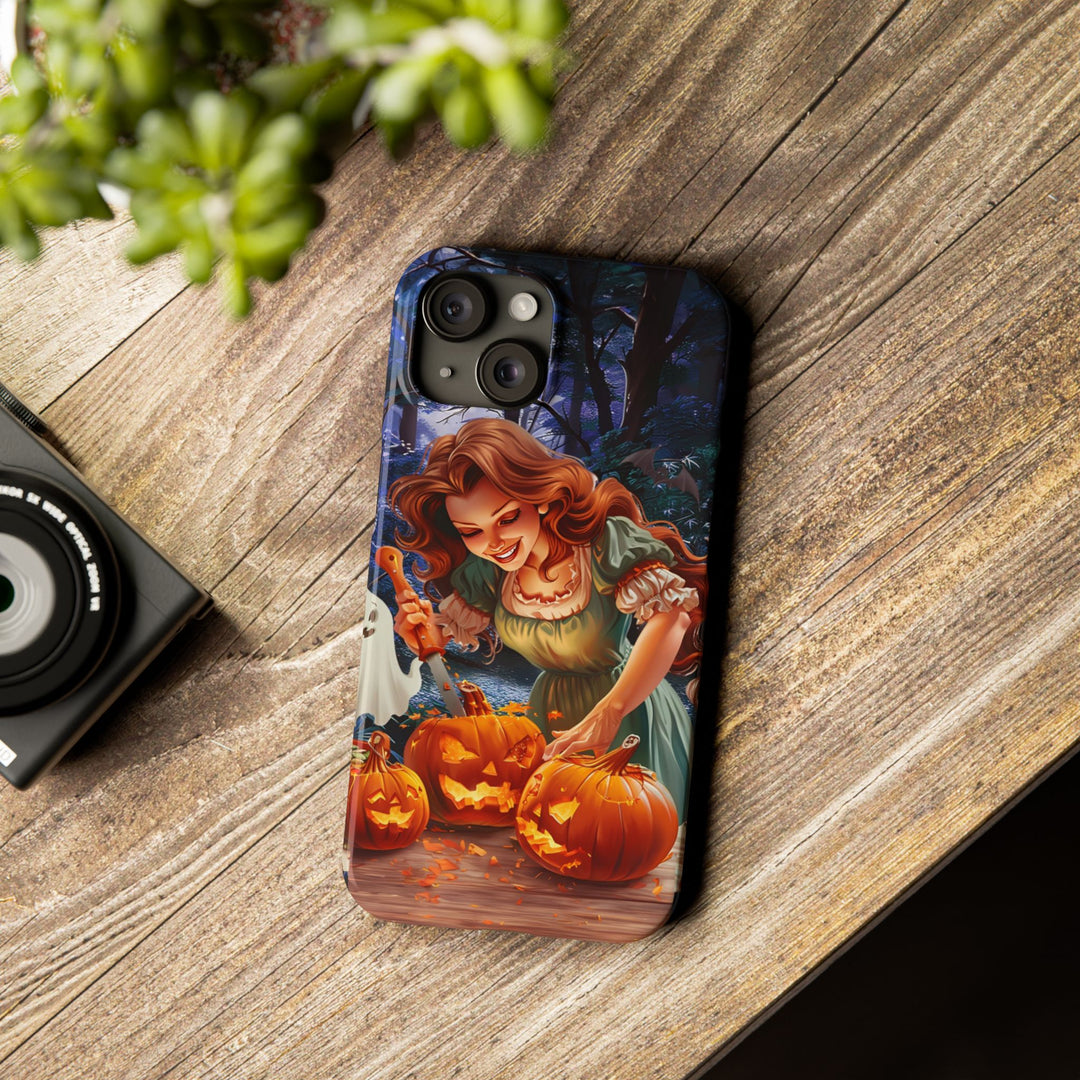 Slim Fall Autumn Pumpkin Fairy Gift for Her Cute Phone Cases for Iphone 16 | iPhone 15 Case | iPhone 15 Pro Max Case, Iphone 14, Iphone 14 Pro Max, Iphone 13, Slim - Studio40ParkLane