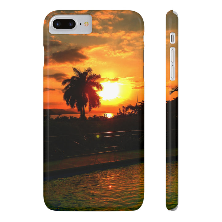 Slim Cute Phone Cases for Iphone - | iPhone 15 Case | iPhone 15 Pro Max Case, Iphone 14 Case, Iphone 14 Pro Max, Iphone 13, Summer Jamaica Sunset - Studio40ParkLane