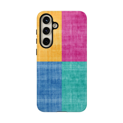 Impact Resistant, Colored Shapes, Cute Phone Cases for Samsung S24, S23, S22, S21, IPhone 15 pro Iphone 14 pro Iphone 13 IPhone 12 Iphone 11