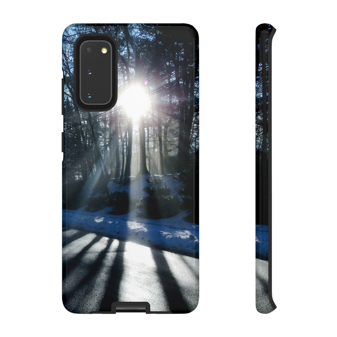 Cute Samsung Phone Case | Aesthetic Samsung Phone Case | Galaxy S23, S22, S21, S20 | Winter Sunshine, Protective Phone Case - Studio40ParkLane