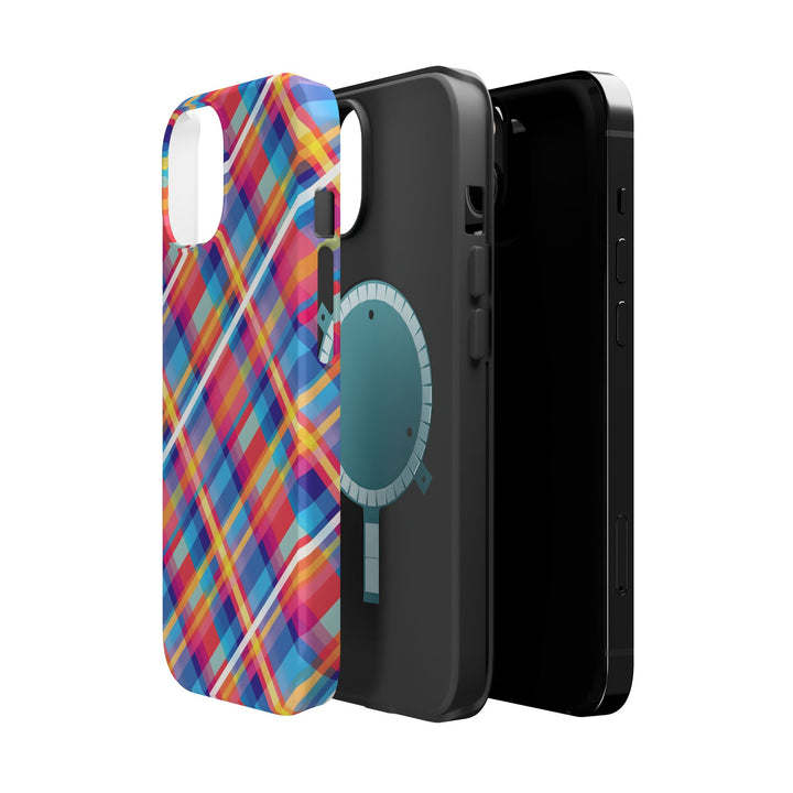 Checkered Plaid Magsafe Gift for Her Cute Phone Case for Iphone, | iPhone 16 | iPhone 15 Pro Max, Iphone 14 Pro Max, 13 12 11 10 9 8 7 - Studio40ParkLane