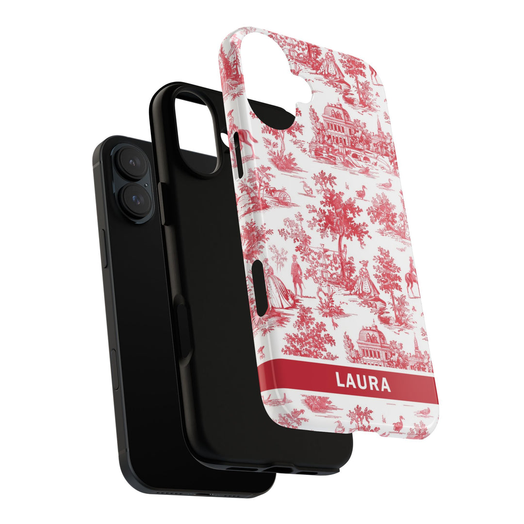Premium Tough Personalized Initial Custom Gift Cute Phone Cases for Samsung Galaxy S24, S23, S22, S21 Plus, Ultra, Iphone 16, 15, 14 Pro Max - Studio40ParkLane