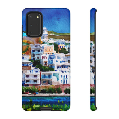 Impact Resistant, Greece House, Cute Phone Cases for Samsung S24, S23, S22, S21, IPhone 15 pro Iphone 14 pro Iphone 13 IPhone 12 Iphone 11