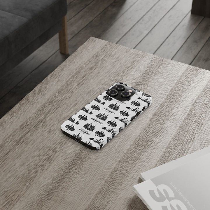 Slim New York Skyline Collage Coquette Gift for Her Cute Phone Cases for Iphone 16 Pro Max | iPhone 15 Case | iPhone 15 Pro Max Case, Iphone 14, Iphone 14 Pro Max, Iphone 13 12 11 8 7 - Studio40ParkLane