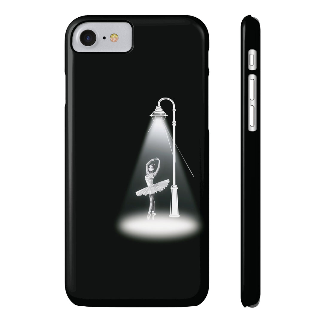 Slim Ballet Dancer Spotlight Gift for Her Cute Phone Cases for Iphone 16 Pro Max | iPhone 15 Case | iPhone 15 Pro Max Case, Iphone 14, 13, 12, 11, 10, 8, 7 - Studio40ParkLane