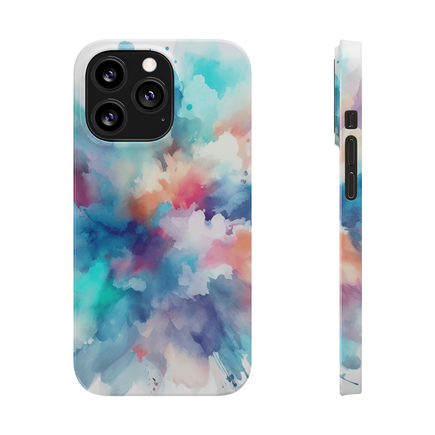 Slim Cute Phone Cases Paint Splash for Iphone 16 Pro Max | iPhone 15 Case | iPhone 15 Pro Max Case, Iphone 14, Iphone 14 Pro Max, Iphone 13 12 11 8 7