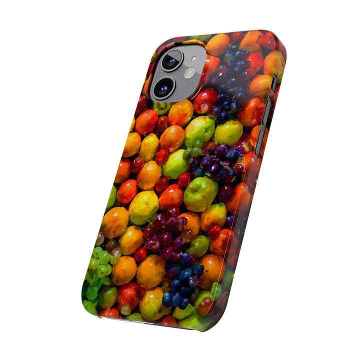 Slim Cute Phone Cases for Iphone | iPhone 15 Case | iPhone 15 Pro Max Case, Iphone 14, Iphone 14 Pro Max, Iphone 13, Summer Assorted Fruits - Studio40ParkLane