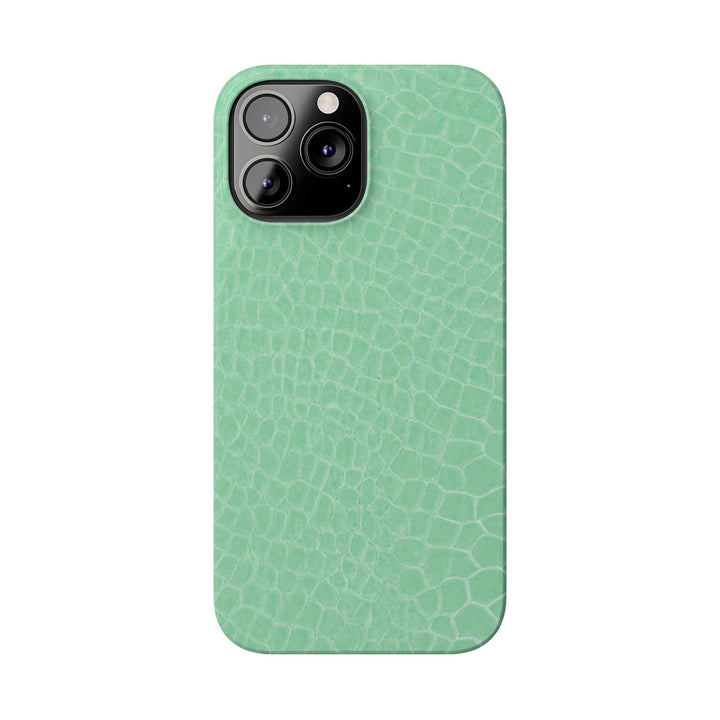 Slim Non Leather Mint Color Pattern Gift for Her Cute Phone Cases for Iphone 16 Pro Max | iPhone 15 Case | iPhone 15 Pro Max Case, Iphone 14, 13, 12, 11, 10, 8, 7 - Studio40ParkLane
