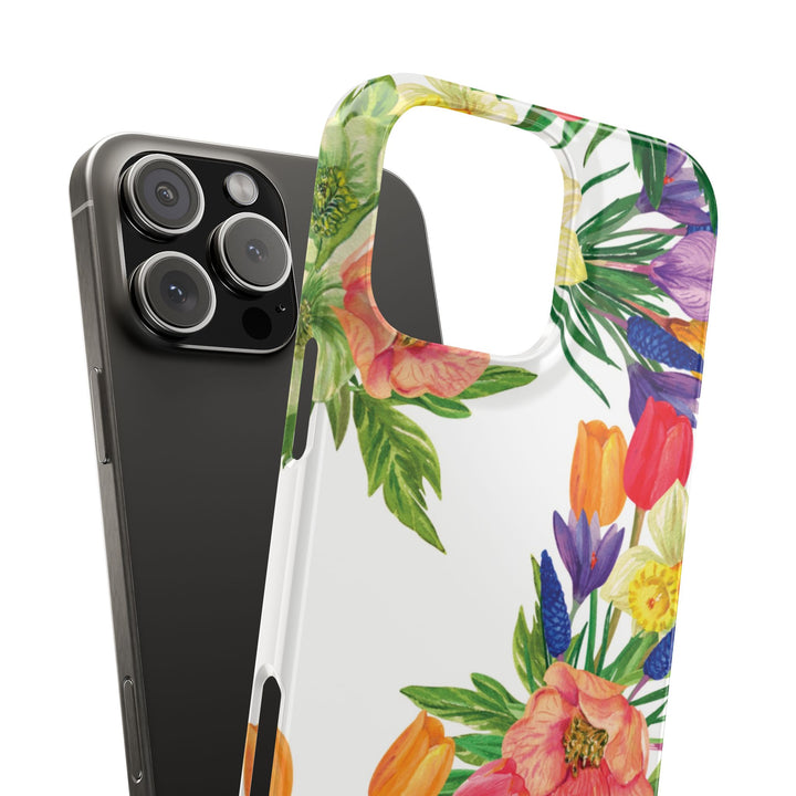 Slim Spring Flowers Gift for Her Cute Phone Cases for Iphone 16 Pro Max | iPhone 15 Case | iPhone 15 Pro Max Case, Iphone 14, 13, 12, 11, 10, 8, 7 - Studio40ParkLane