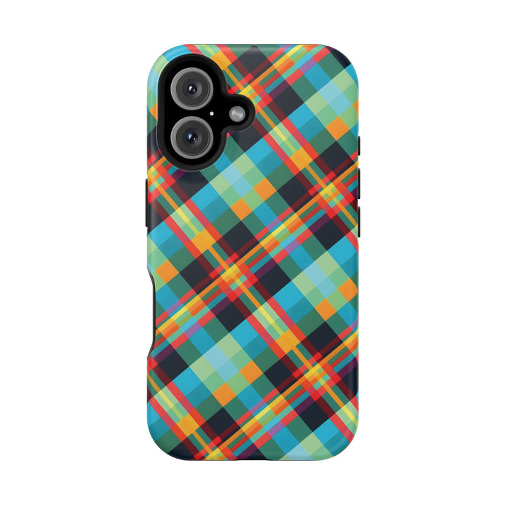 Checkered Plaid Magsafe Gift for Her Cute Phone Case for Iphone, | iPhone 16 | iPhone 15 Pro Max, Iphone 14 Pro Max, 13 12 11 10 9 8 7 - Studio40ParkLane