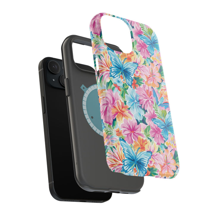 Butterflies Flowers Magsafe Cute Phone Case for Iphone Gift for Her, iPhone 16 Case iPhone 15 Pro Max Case, Iphone 14, Iphone 14 Pro Max, 13, 12 - Studio40ParkLane