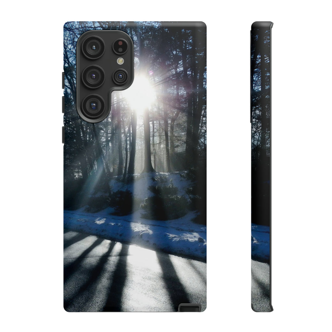 Cute Samsung Phone Case | Aesthetic Samsung Phone Case | Galaxy S23, S22, S21, S20 | Winter Sunshine, Protective Phone Case - Studio40ParkLane
