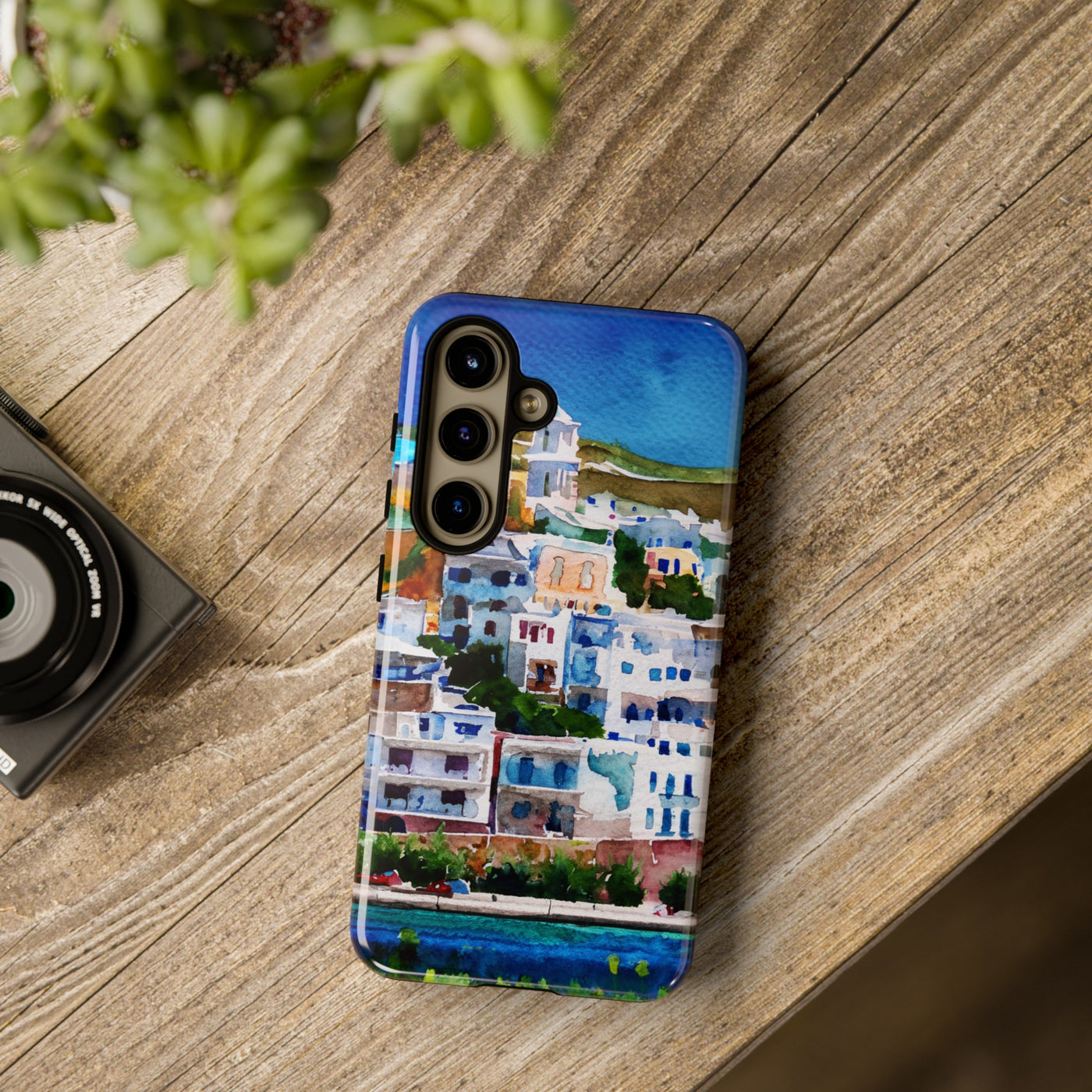 Impact Resistant, Greece House, Cute Phone Cases for Samsung S24, S23, S22, S21, IPhone 15 pro Iphone 14 pro Iphone 13 IPhone 12 Iphone 11