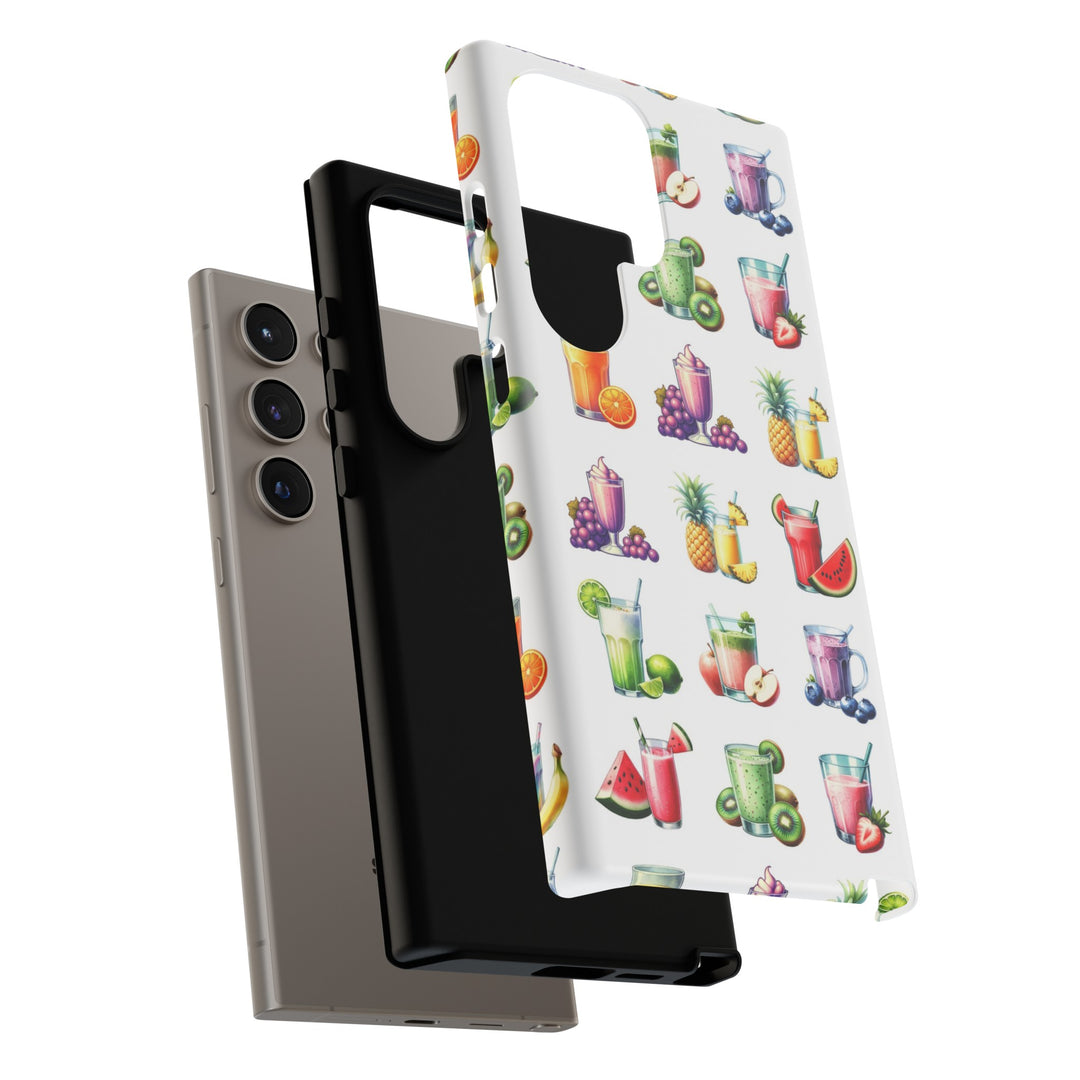 Cute Samsung Case | Cool Iphone Case | Tropical Summer Fruit Cocktail, Samsung S24, S23, S22, S21, IPhone 15 Case | Iphone 14 Case, Iphone 13 Case - Studio40ParkLane